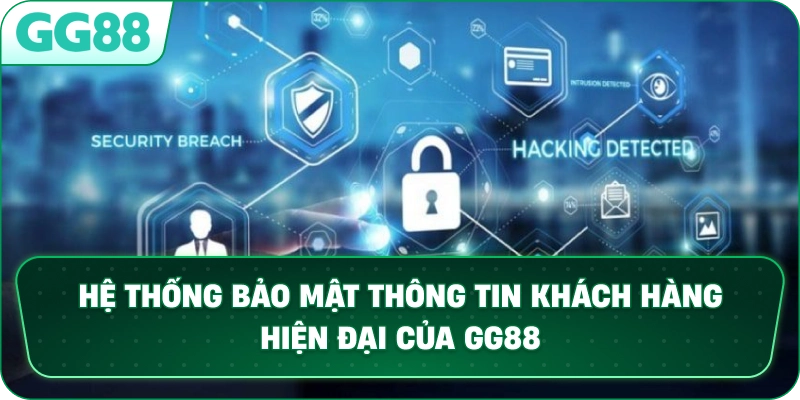 Hệ thống bảo mật thông tin khách hàng hiện đại của GG88.